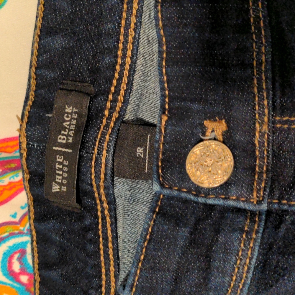 White House Black Market Jeans Skinny Flare - Picture 3 of 8